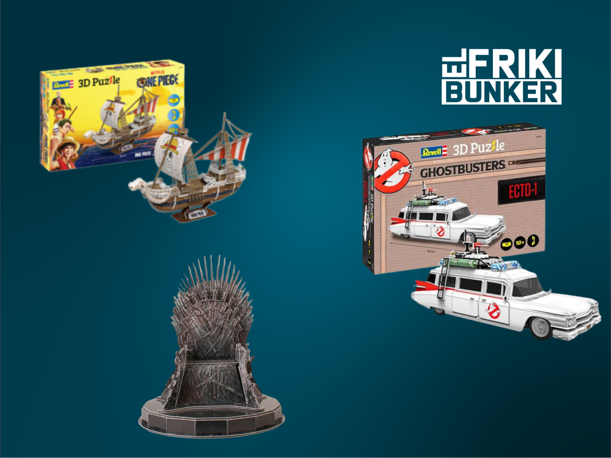 Puzzles 3D ideas originales para fans geek